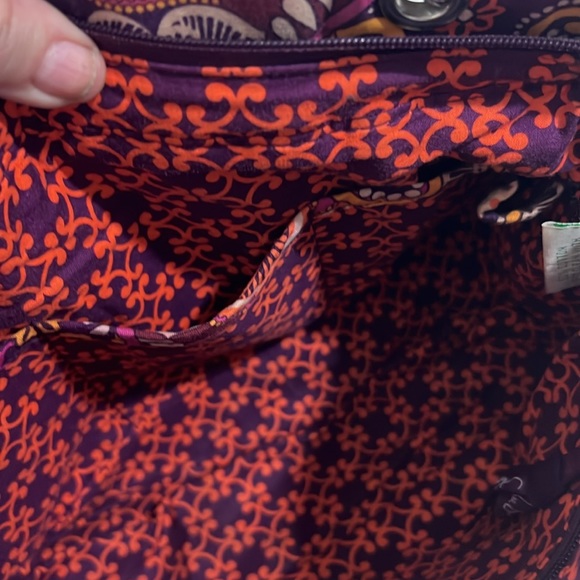 Vera Bradley medium size floral shoulder bag EUC vivid colors, sizes in picture - Picture 3 of 12